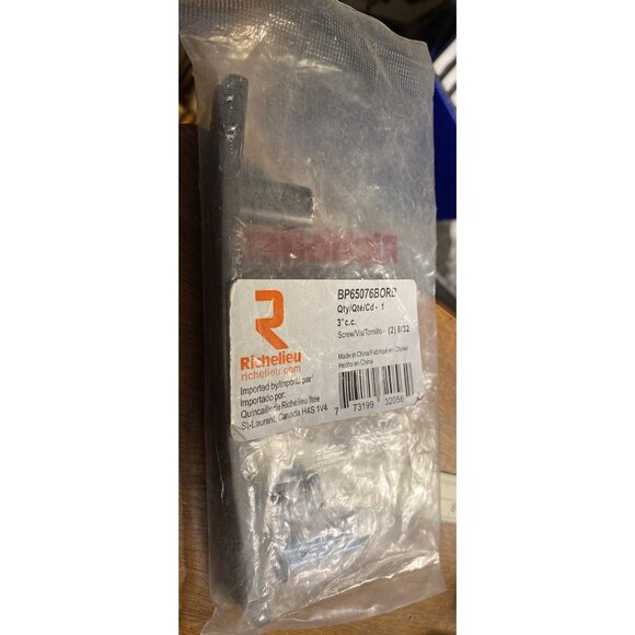 Richelieu Replacement Metal Cabinet Drawer Pull, Brushed Oil-Rubbed Bronze - Picture 2 of 2